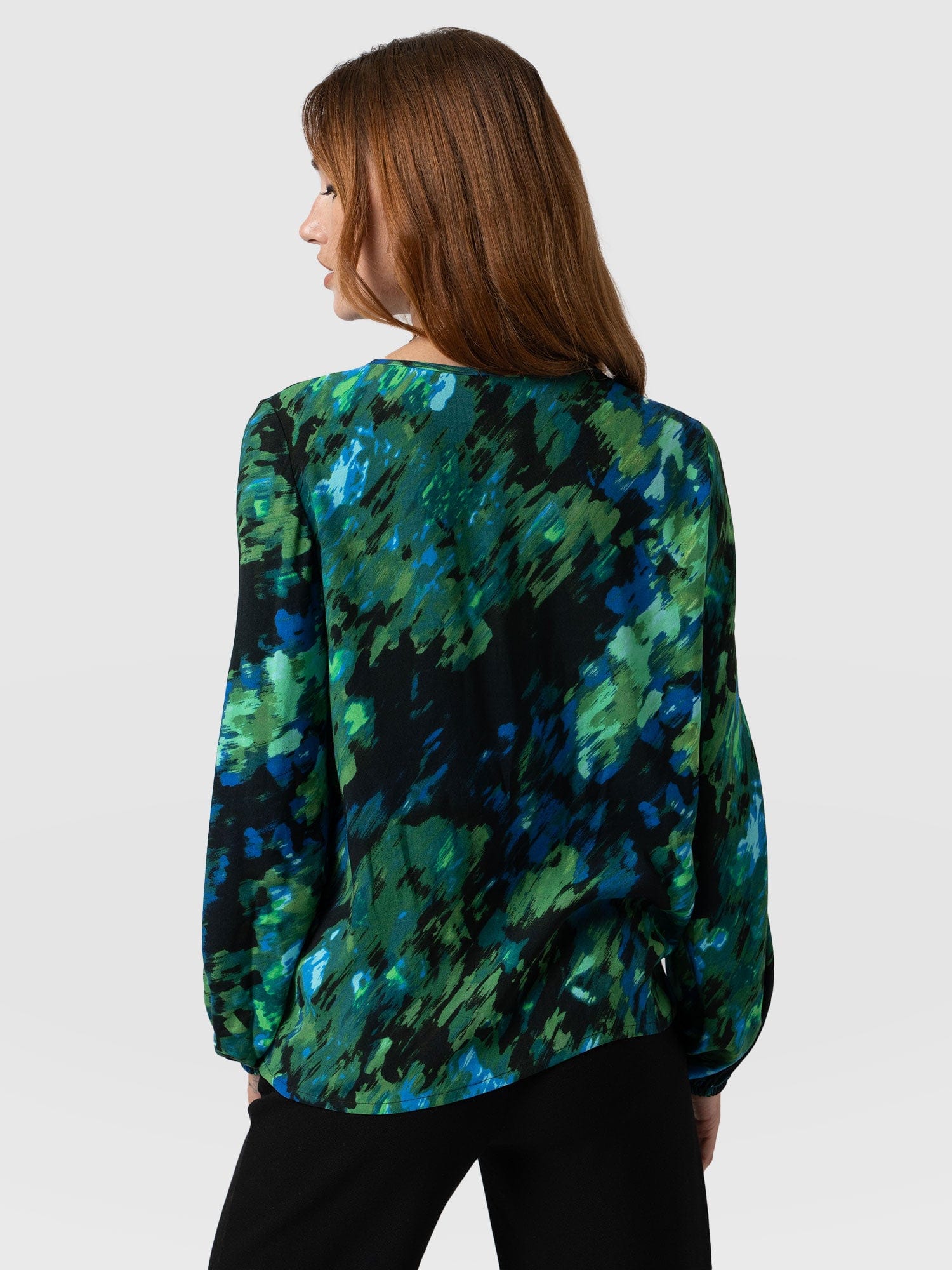 Kristen Blouse - Green Satellite
